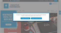 Desktop Screenshot of creativememories.ca