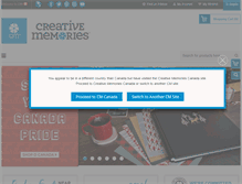 Tablet Screenshot of creativememories.ca